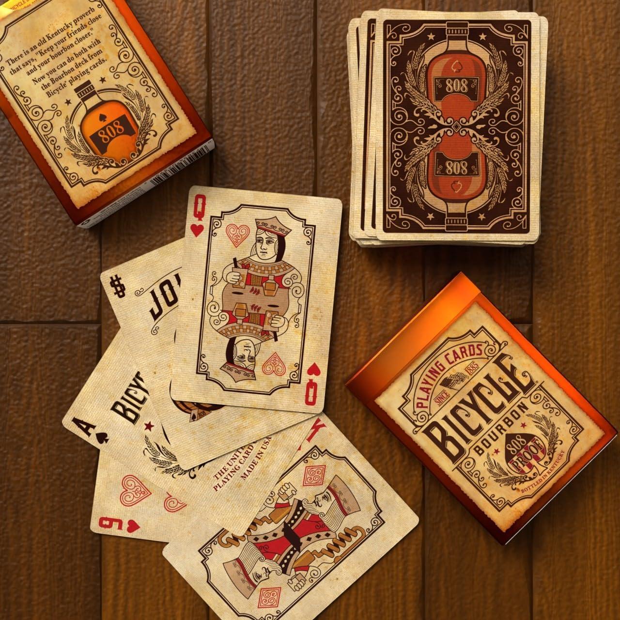 image:imageBicycle Bourbon Playing Cards BrownBicycle Bourbon