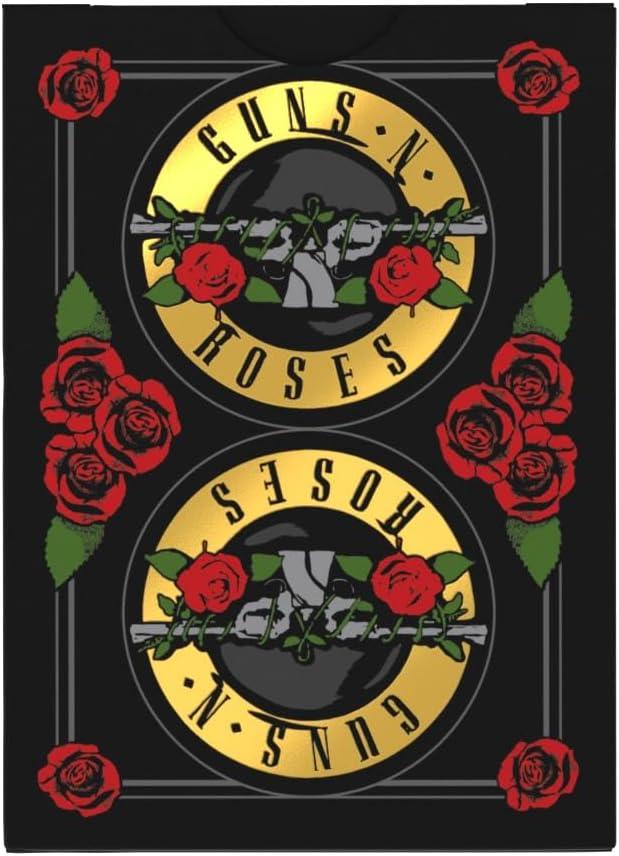 image:imageBicycle Guns N Roses Playing Cards Features Iconic Guns N Roses Band Designs Black and Gold 1 Deck