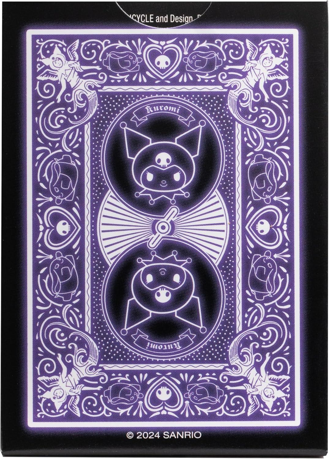 image:imageBicycle Kuromi Sanrio Playing Cards Black Pink and Purple 1 DeckHello Kitty Bundle