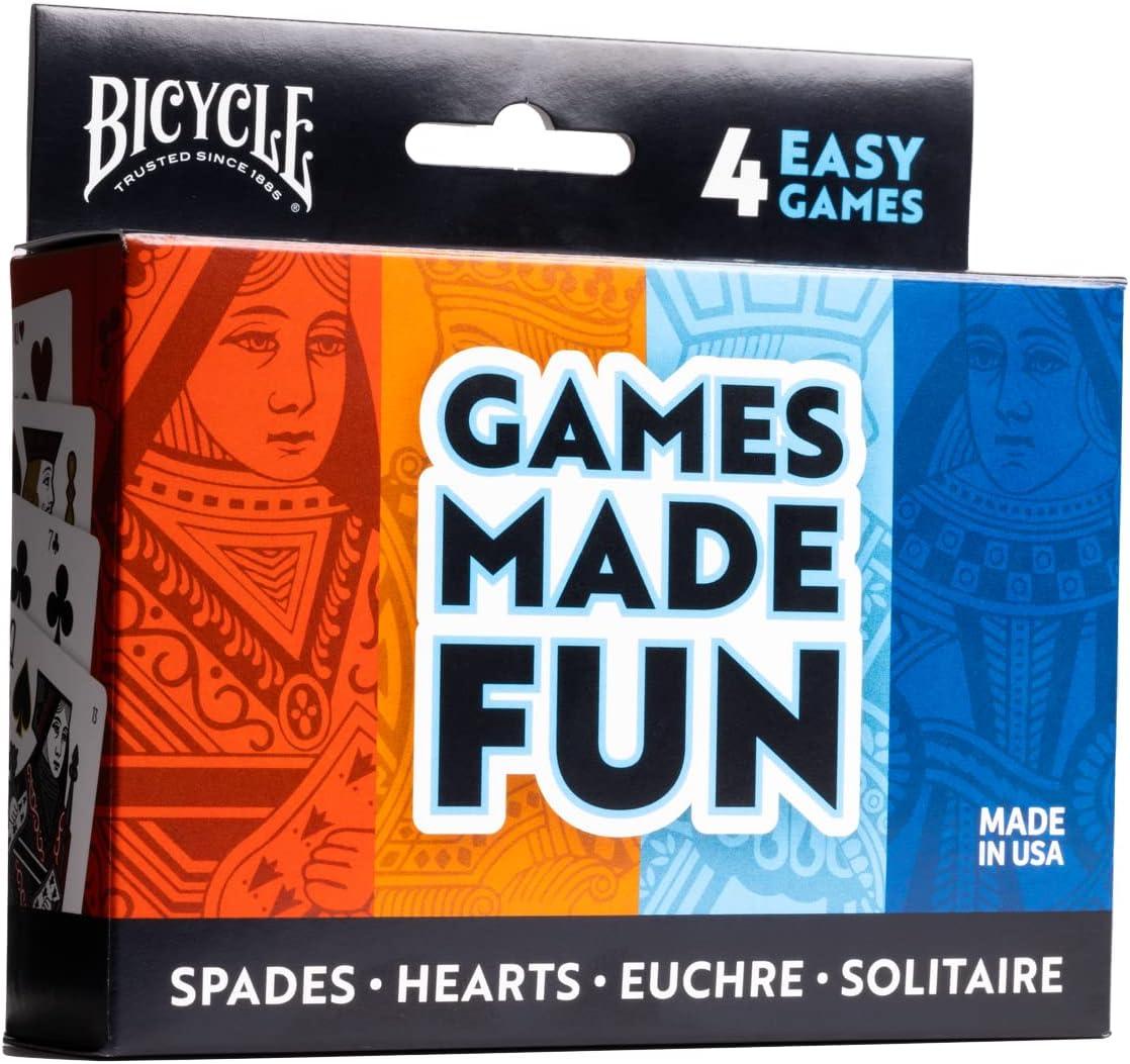 image:imageBicycle Pokeno Card Game Set with Deck Scoreboards amp Chips Poker meets Keno Fun Party Game and Family Game Night Favorite Ages 6Bicycle Games 4 Playing Card Games in 1