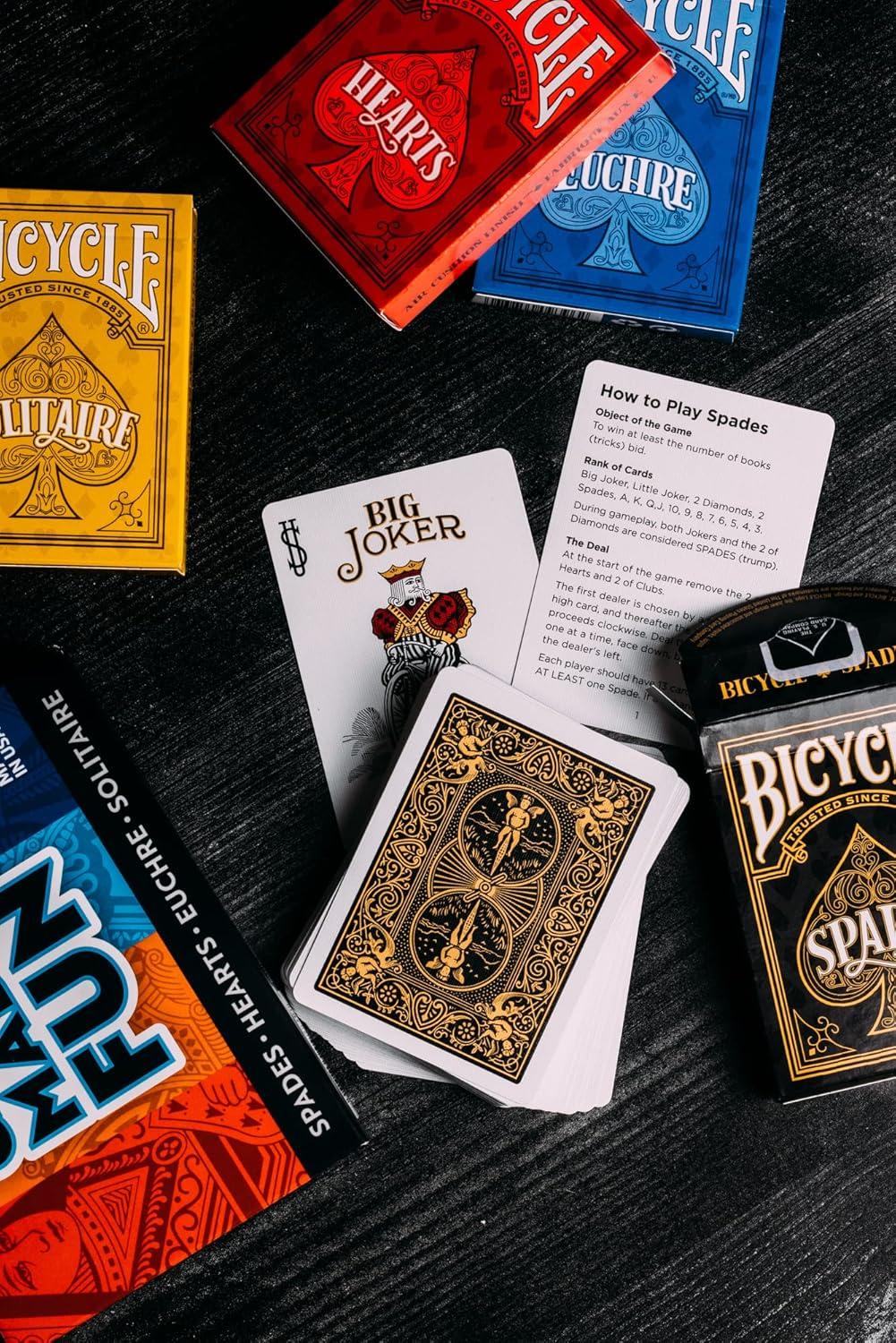 image:imageBicycle Pokeno Card Game Set with Deck Scoreboards amp Chips Poker meets Keno Fun Party Game and Family Game Night Favorite Ages 6Bicycle Games 4 Playing Card Games in 1