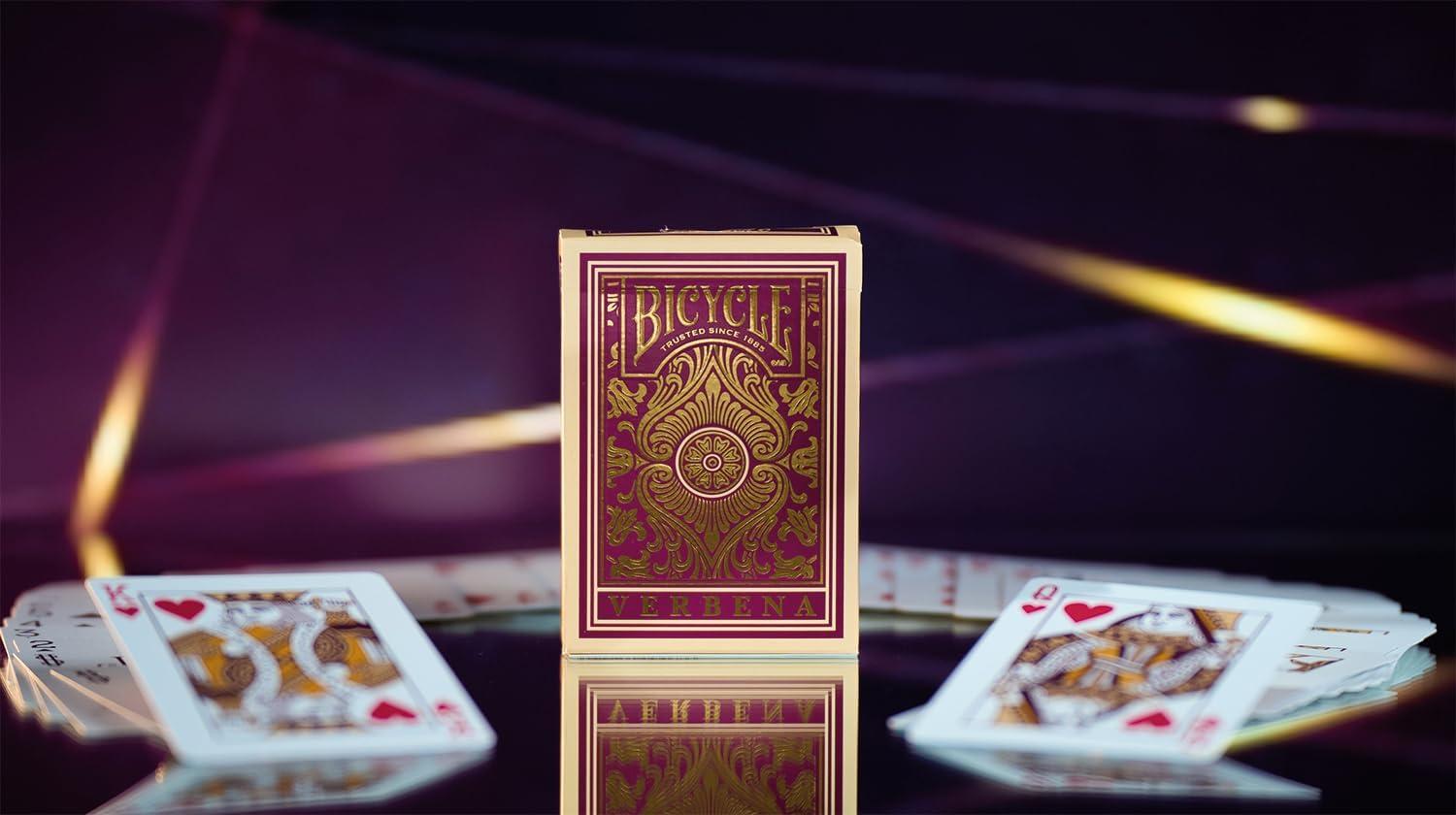 image:imageBicycle Verbena Floral Premium Playing Cards Gold Foil 1 Deck