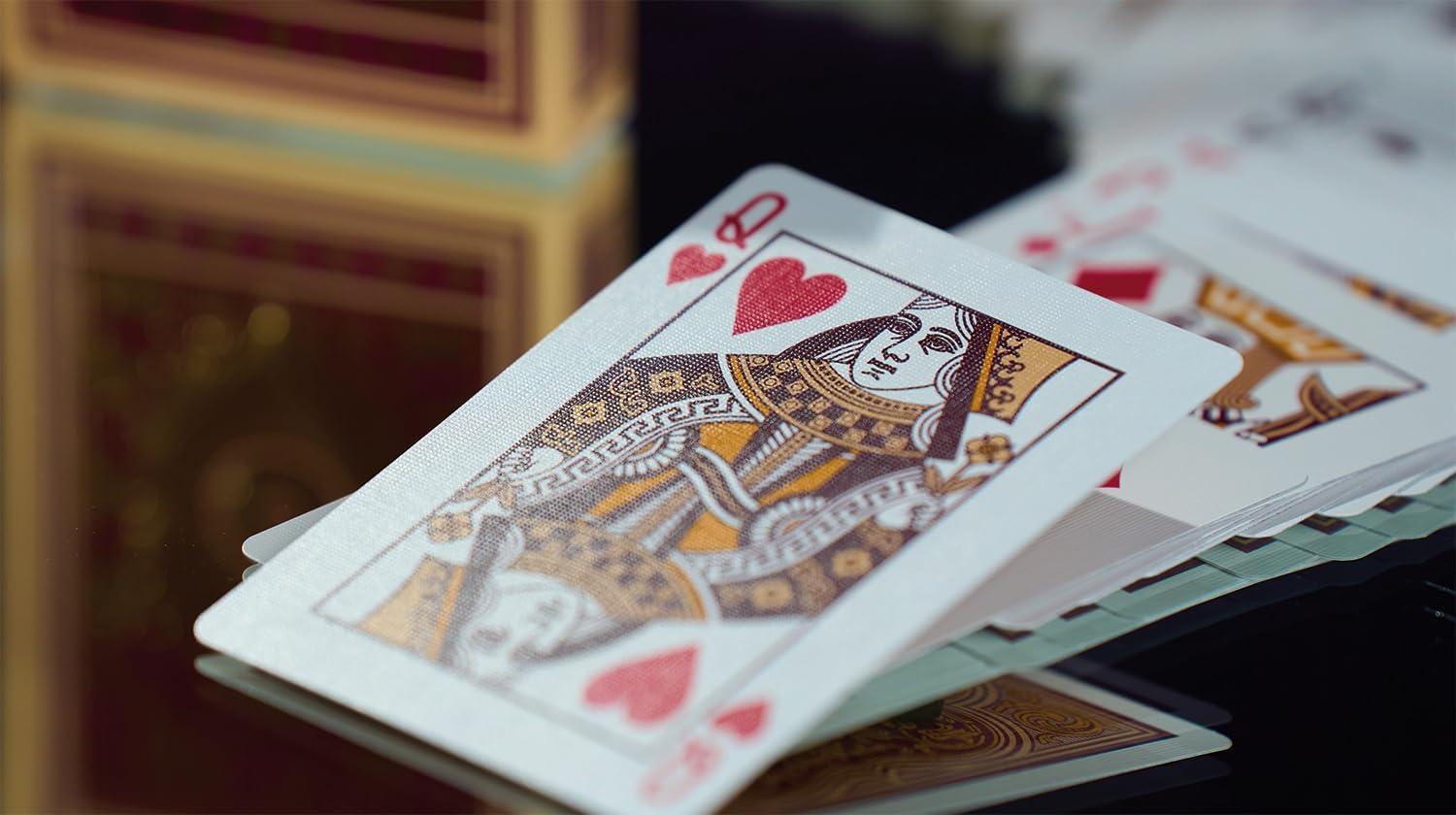 image:imageBicycle Verbena Floral Premium Playing Cards Gold Foil 1 Deck