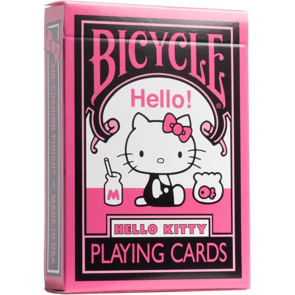 image:imageBicycle Kuromi Sanrio Playing Cards Black Pink and Purple 1 DeckHello Kitty Pink