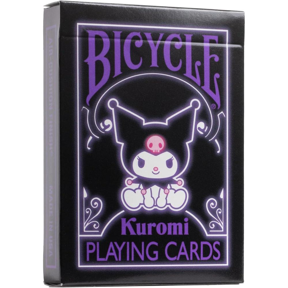 image:imageBicycle Kuromi Sanrio Playing Cards Black Pink and Purple 1 DeckKuromi