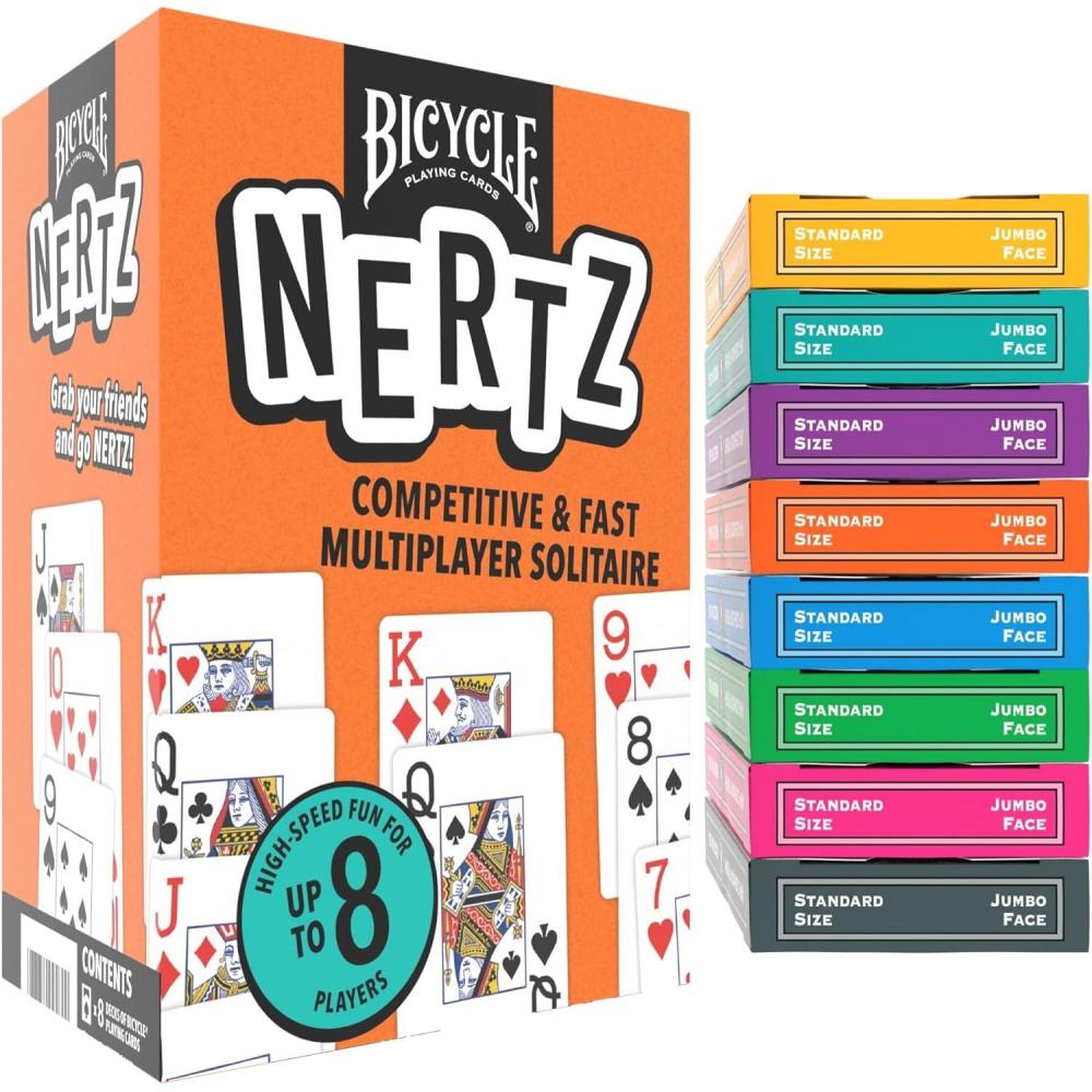 image:imageBicycle Pokeno Card Game Set with Deck Scoreboards amp Chips Poker meets Keno Fun Party Game and Family Game Night Favorite Ages 6Bicycle Games Nertz
