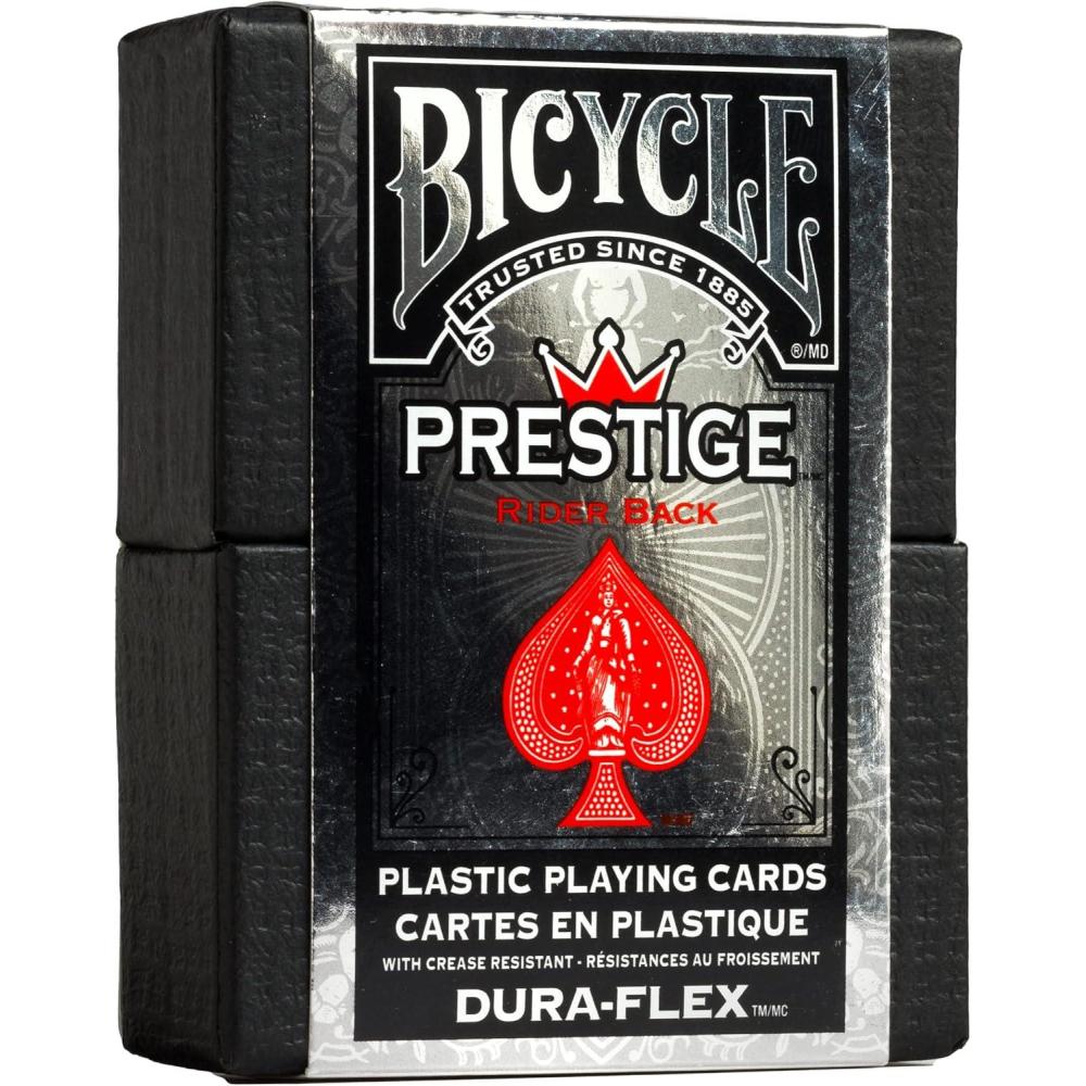 image:imageBicycle Prestige Waterproof Plastic Playing Cards Red and Blue 2 PackRedBlue