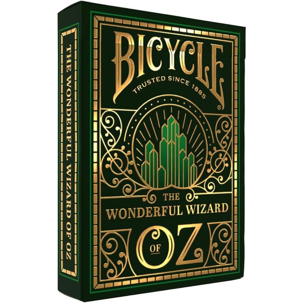 image:imageBicycle Wizard of Oz Playing Cards Oz Inspired Playing Card Deck Emerald and Gold 1 Deck