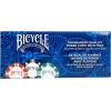 Bicycle 8G 100Count Clay Poker Chips W/Casino Tray Premium 8G Clay-Filled Poker Chips with Casino Tray, 100Count