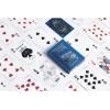 Bicycle Back To The Future Playing Cards 1 Pack, Premium, Foil, Metallic , Blue