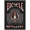 Bicycle Black and Rose Gold Metalluxe Playing Cards – Premium Foil Metalluxe Deck– Classic Poker Size, Collectible Luxury Design, Great for Game Night, Gifting, and Stocking Stuffer(Black and Rose Gold)