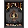 Bicycle Black and Rose Gold Metalluxe Playing Cards – Premium Foil Metalluxe Deck– Classic Poker Size, Collectible Luxury Design, Great for Game Night, Gifting, and Stocking Stuffer(Black and Gold)