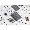 Bicycle Cinder Premium Playing Cards, Silver Smoke Foil, 1 Deck