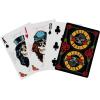 Bicycle Guns N’ Roses Playing Cards, Features Iconic Guns N’ Roses Band Designs, Black and Gold, 1 Deck