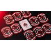 Bicycle Hypnosis Specialty Playing Cards, Red, Black, White Playing Card Deck(Red Hypnosis)