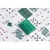 Bicycle Jacquard Premium Playing Cards, Silver and Emerald Green, 1 Deck