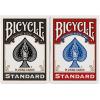Bicycle Jumbo Index Playing Cards, 12 Pack Bulk Set of Large Print Poker Size Cards, Red & Blue Backs, for Easy Reading, Family Card Games, Classrooms, and Casino Play(Bicycle Standard 4 Pack)