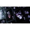 Bicycle Kuromi Sanrio Playing Cards, Black, Pink and Purple, 1 Deck(Kuromi)