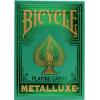 Bicycle Metalluxe Green Playing Cards – Premium Metal Foil Finish – Poker Size(Green)