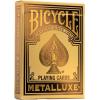 Bicycle Metalluxe Green Playing Cards – Premium Metal Foil Finish – Poker Size(Red/Gold/Green)