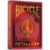 Bicycle Metalluxe Green Playing Cards – Premium Metal Foil Finish – Poker Size(Red/Gold/Green)