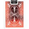 Bicycle Metalluxe Orange Playing Cards – Premium Metal Foil Finish – Poker Size(Grey and Crimson Red)