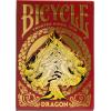 Bicycle Red Dragon Gold Foil Premium Playing Cards, 1 Deck