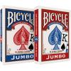 Bicycle Rider Back Standard Index Playing Cards, 12 Pack Bulk Set, Classic Poker Size Decks of Cards for Poker, Blackjack, Rummy, and Family Card Games, Red & Blue Backs(Bicycle Jumbo 12 Pack)