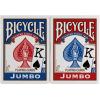 Bicycle Rider Back Standard Index Playing Cards, 12 Pack Bulk Set, Classic Poker Size Decks of Cards for Poker, Blackjack, Rummy, and Family Card Games, Red & Blue Backs(Bicycle Jumbo 2 Pack)