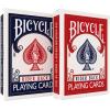 Bicycle Rider Back Standard Index Playing Cards, 12 Pack Bulk Set, Classic Poker Size Decks of Cards for Poker, Blackjack, Rummy, and Family Card Games, Red & Blue Backs(807 Rider Back 12 Pack)