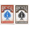 Bicycle Rider Back Standard Index Playing Cards, 12 Pack Bulk Set, Classic Poker Size Decks of Cards for Poker, Blackjack, Rummy, and Family Card Games, Red & Blue Backs(2 PK Red/Black Std 807)