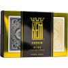 KEM Arrow Black and Gold Plastic Playing Cards – Jumbo Index, Poker Size, Premium Casino Grade – 2 Decks