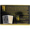 KEM Arrow Black and Gold Plastic Playing Cards, Standard Index, Poker Size, Premium Cards, 2 Decks