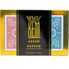 KEM Arrow Red and Blue Plastic Playing Cards, Standard Index, Bridge Size, Premium, Casino Grade Poker, 2 Decks