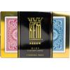 KEM Arrow Red and Blue Plastic Playing Cards, Standard Index, Poker Size, Premium Casino Grade Poker Cards, 2 Decks
