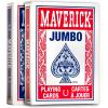 Maverick Jumbo Playing Cards 12 Pack, Large Print, Blue Deck, Bulk Playing Cards for Poker, Card Games, and Group Play(12 PK Jumbo)