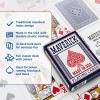 Maverick Jumbo Playing Cards 12 Pack, Large Print, Blue Deck, Bulk Playing Cards for Poker, Card Games, and Group Play(Made in USA 12 PK Standard)