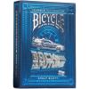 Bicycle Back To The Future Playing Cards 1 Pack, Premium, Foil, Metallic , Blue