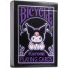 Bicycle Kuromi Sanrio Playing Cards, Black, Pink and Purple, 1 Deck(Kuromi)