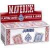Maverick Jumbo Playing Cards 12 Pack, Large Print, Blue Deck, Bulk Playing Cards for Poker, Card Games, and Group Play(12 PK Jumbo)