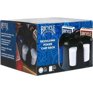 Bicycle Carousel Poker Texas Hold Em Set, 200 2-Gram Poker Chips and 2 Decks of Bicycle Cards, Perfect for Texas Hold Em and Poker Nights, Professional Casino Quality, Casino Games