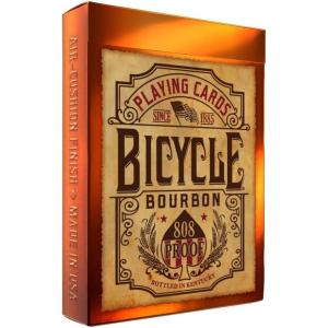 Bicycle Cocktail Playing Cards, Includes 52 Cocktail Recipes Featuring Old Fashioned, Margarita, Moscow Mule, Daiquiri, and Mojito Cocktail Recipes, 1 Deck(Bicycle Bourbon)