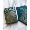 Bicycle Cypher Premium Black Playing Cards, Gold Foil, Encrypted Messages in Playing Cards, 1 Deck(Bicycle Aureo)