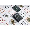 Bicycle Cypher Premium Black Playing Cards, Gold Foil, Encrypted Messages in Playing Cards, 1 Deck(Bicycle Aviary)