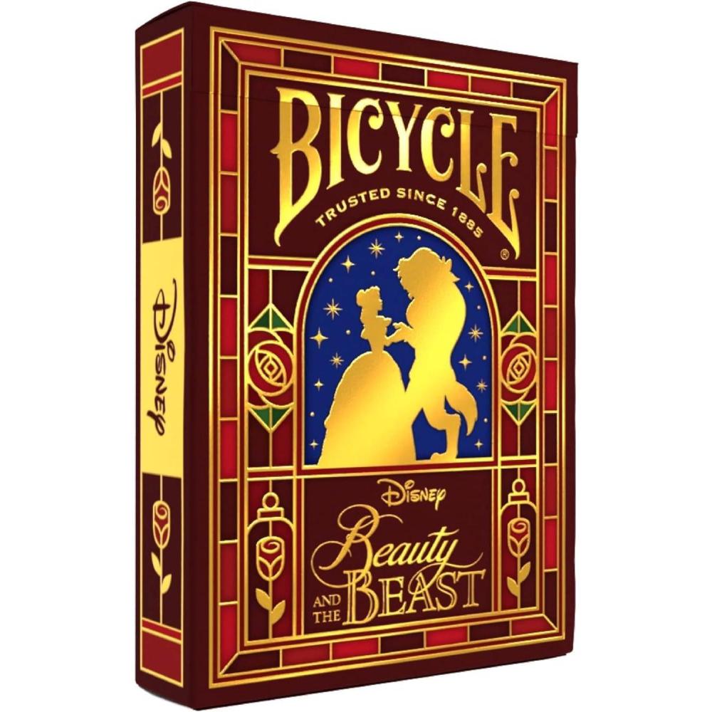 image:imageBicycle Disney Beauty and The Beast Playing Cards  Premium Belle amp Beast Deck Enchanted Rose Collectible Cards for Classic Games Magical Disney Gift for Kids amp Adults