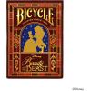 Bicycle Disney Beauty and The Beast Playing Cards – Premium Belle & Beast Deck, Enchanted Rose Collectible Cards for Classic Games, Magical Disney Gift for Kids & Adults