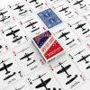Bicycle Spotter (Red) Playing Cards Deck – Historical WWII Collectible Deck Featuring Airplane Identification, Ideal Gift for Marines, Army, Navy, Airforce Millitary Veterans and Their Families(Blue)