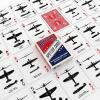 Bicycle Spotter (Red) Playing Cards Deck – Historical WWII Collectible Deck Featuring Airplane Identification, Ideal Gift for Marines, Army, Navy, Airforce Millitary Veterans and Their Families(Red)