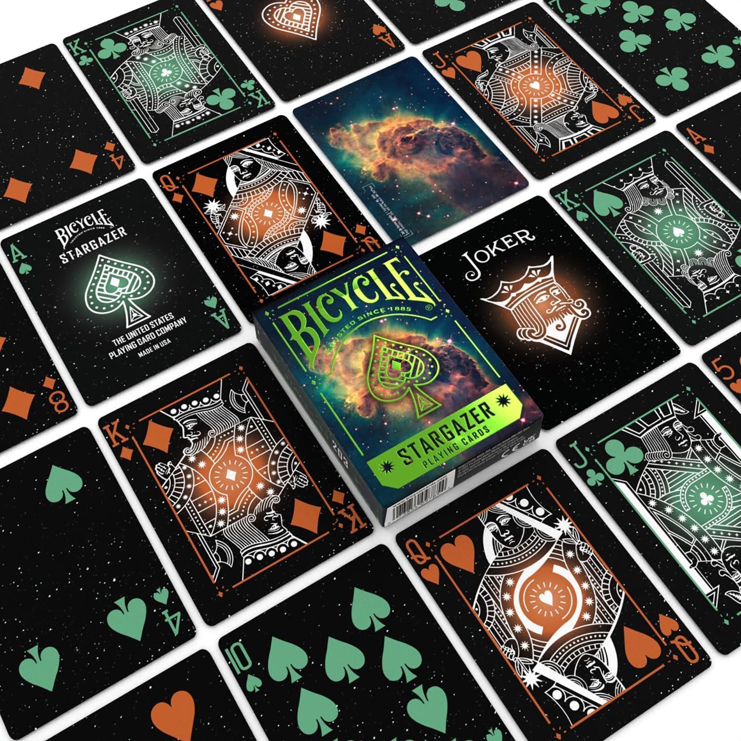 image:imageBicycle Stargazer 204 Playing Cards Premium CosmicThemed PokerSize Deck of Cards with AirCushion Finish Collectible Space Galaxy Design for Cardistry Magic Tricks and Game Night203