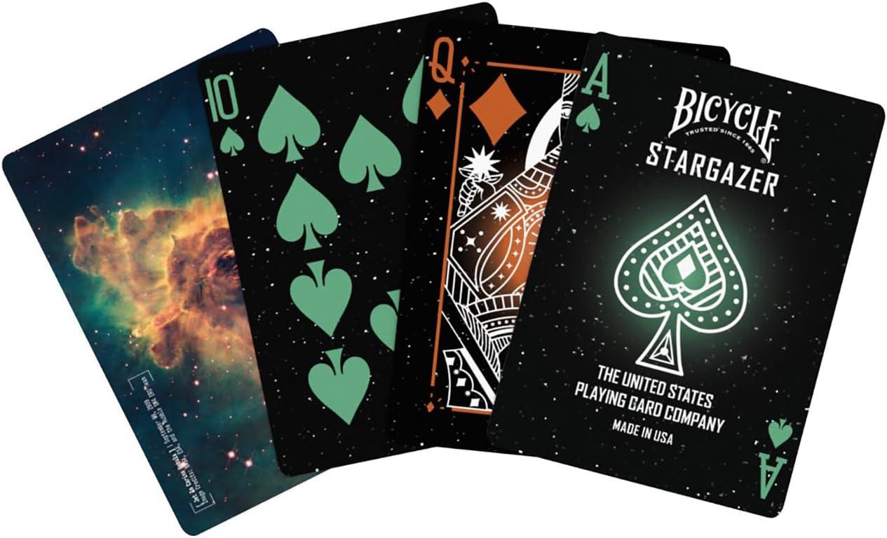image:imageBicycle Stargazer 204 Playing Cards Premium CosmicThemed PokerSize Deck of Cards with AirCushion Finish Collectible Space Galaxy Design for Cardistry Magic Tricks and Game Night203